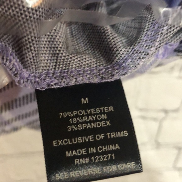 3/$15 SALE 💫 NWT J is for Justify Purple Plaid Crop Top - Picture 6 of 6